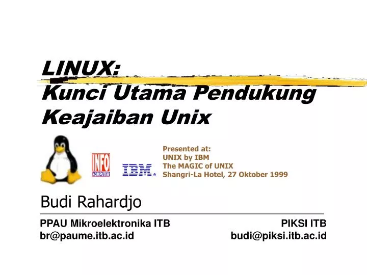 linux kunci utama pendukung keajaiban unix
