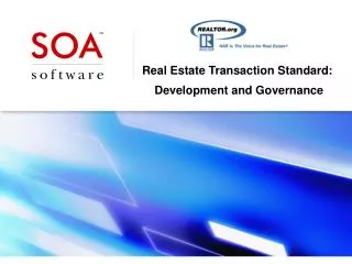 Real Estate Transaction Standard: Development and Governance