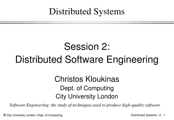 distributed systems