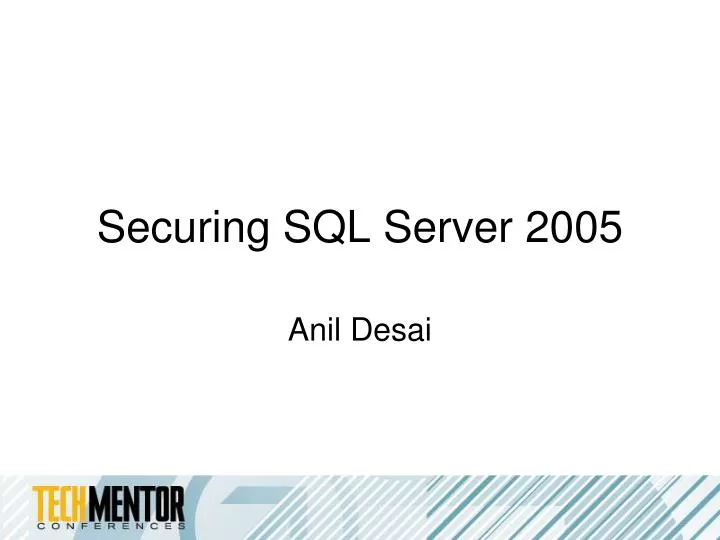 securing sql server 2005