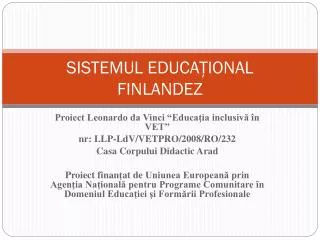 sistemul educa ional finlandez