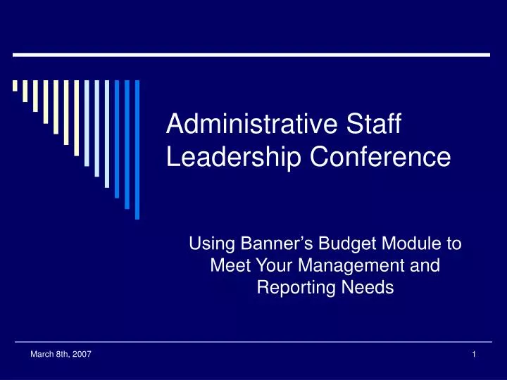 administrative staff leadership conference