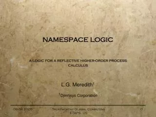 namespace logic