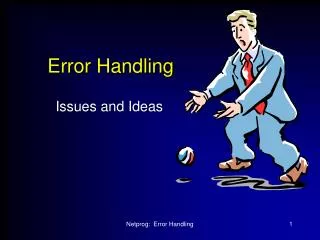 error handling