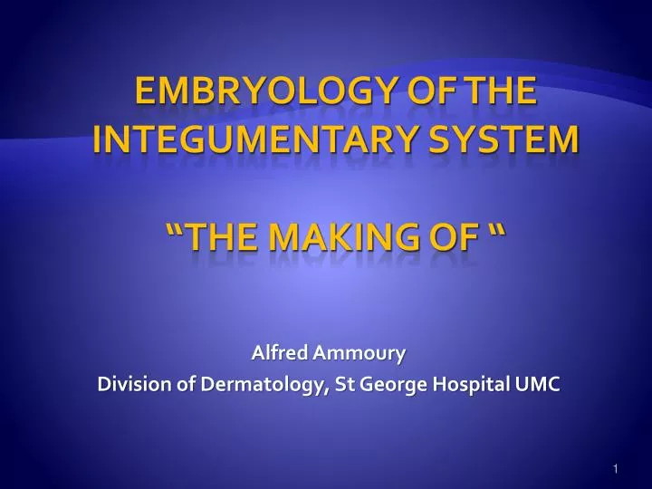 alfred ammoury division of dermatology st george hospital umc