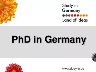 PhD in Germany