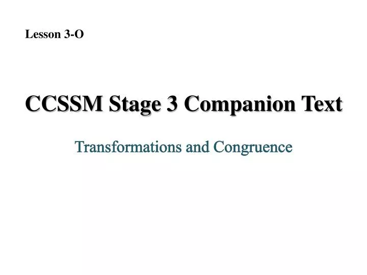 ccssm stage 3 companion text