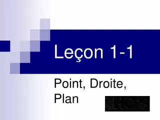le on 1 1
