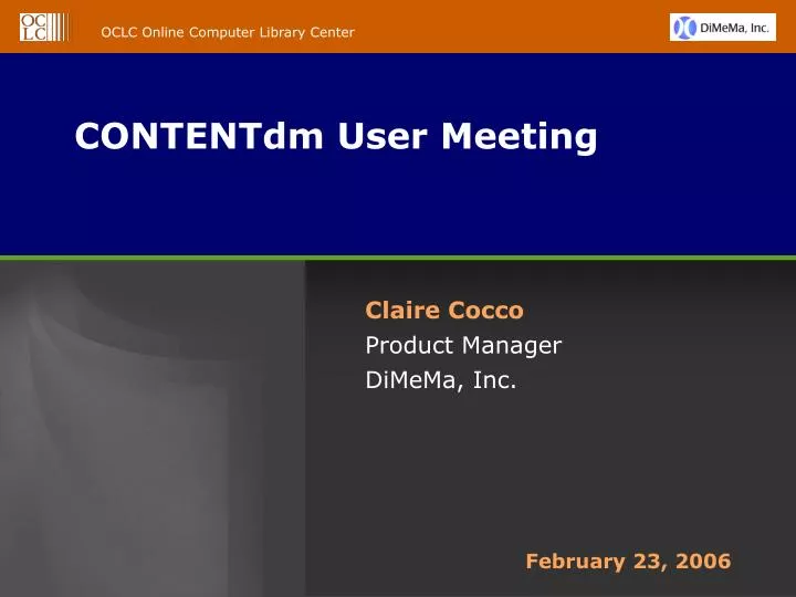 contentdm user meeting