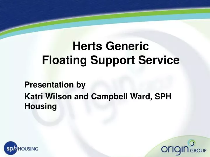 herts generic floating support service