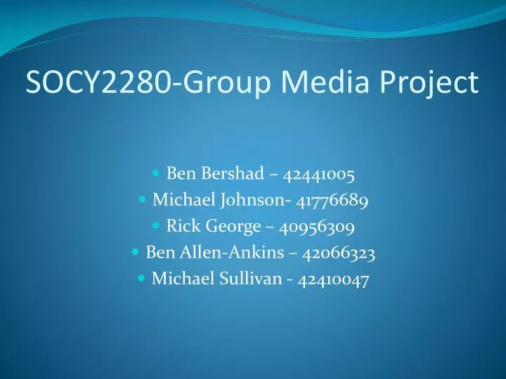 socy2280 group media project