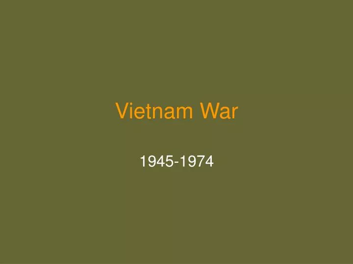 vietnam war