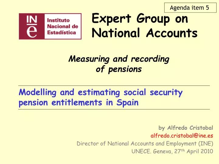 expert group on national accounts