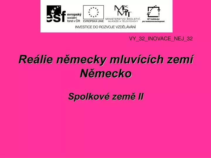 re lie n mecky mluv c ch zem n mecko