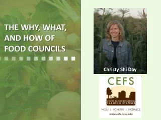 The WHY, WHAT, and How of Food Councils