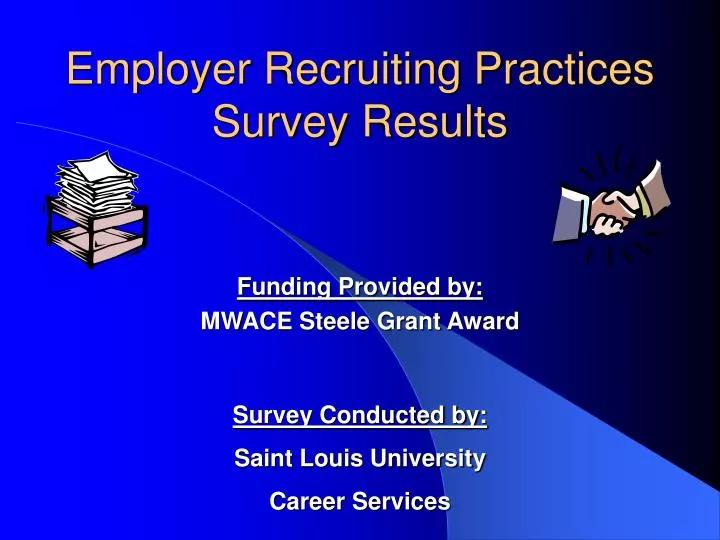 employer recruiting practices survey results