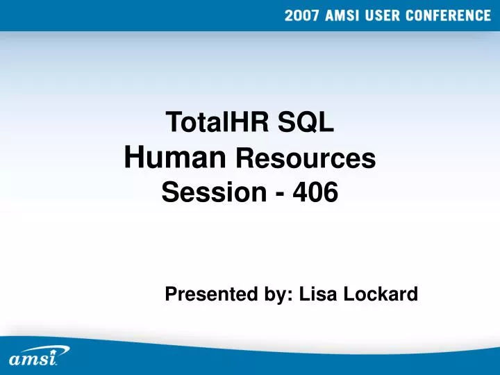 totalhr sql human resources session 406