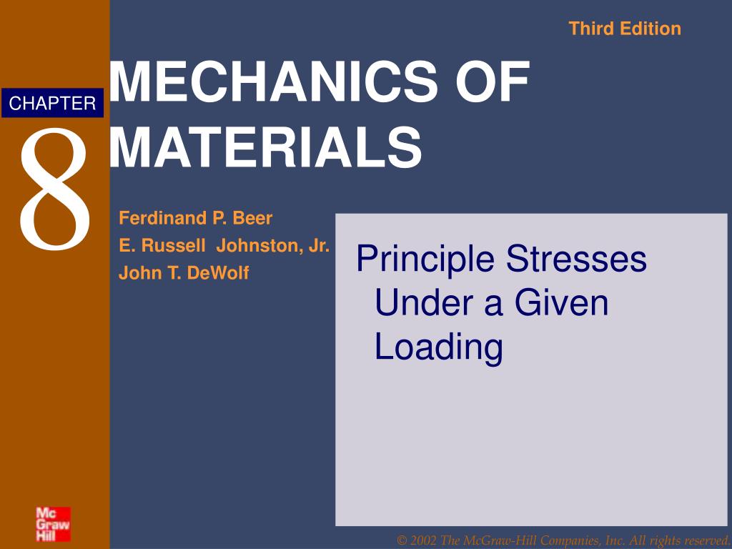 PPT - Analyzing Principal Stresses in Structural Members Under Combined ...