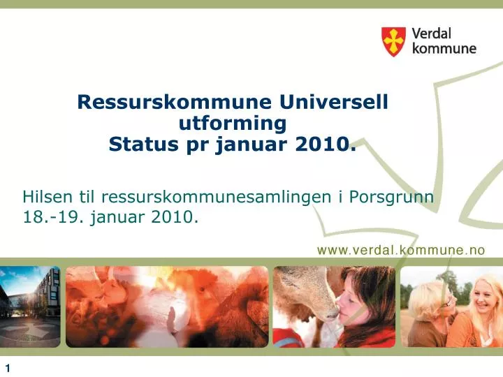 ressurskommune universell utforming status pr januar 2010