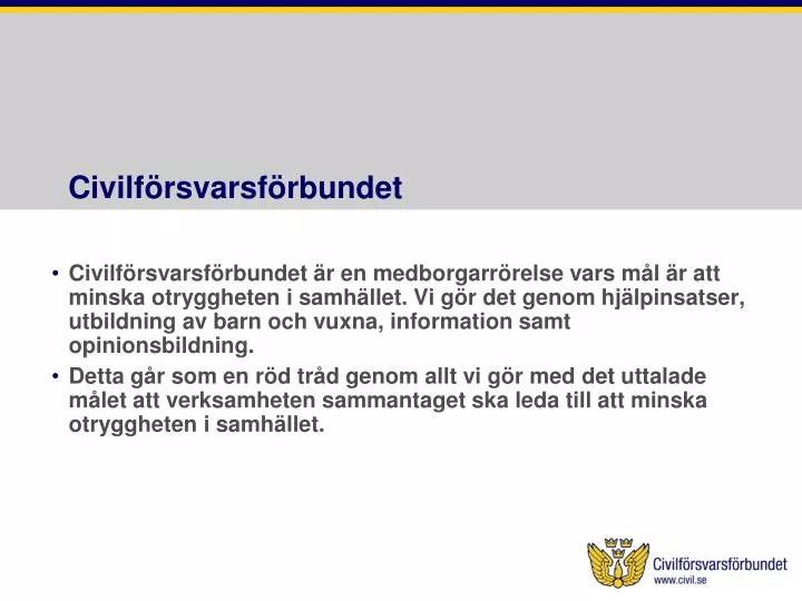 civilf rsvarsf rbundet