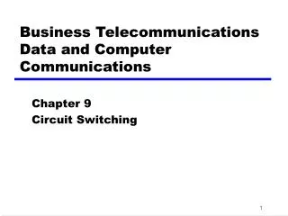 business telecommunications data and computer communications