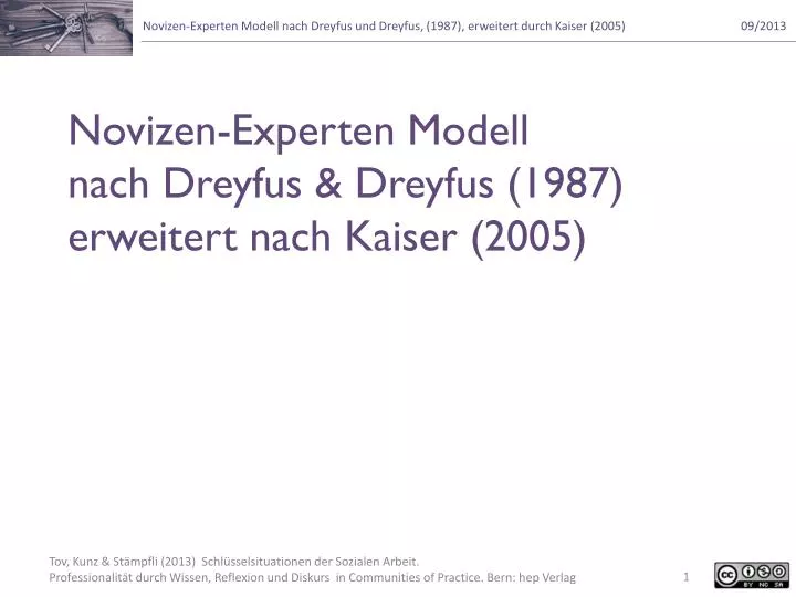 novizen experten modell nach dreyfus dreyfus 1987 erweitert nach kaiser 2005