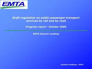 EMTA General meeting