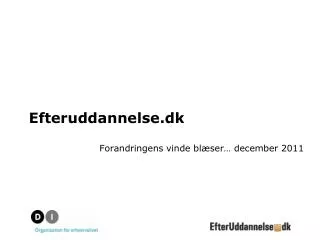 efteruddannelse dk