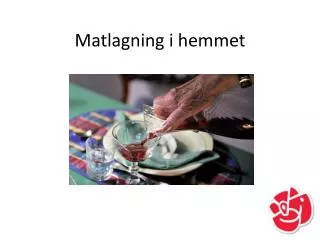 matlagning i hemmet