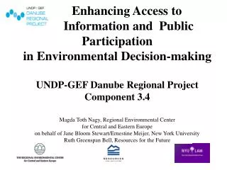 Reinforce Public Participation Provisions of WFD, other EU Directives and Aarhus Convention