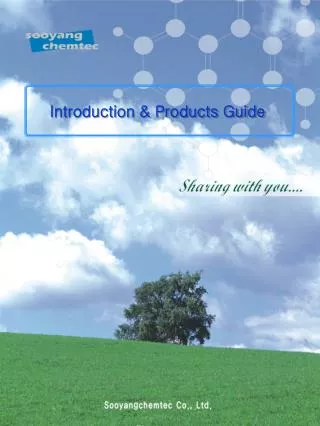Introduction &amp; Products Guide