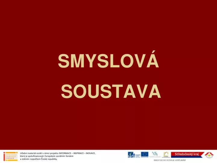 smyslov soustava