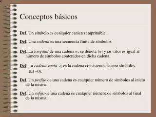 PPT - CONCEPTOS PowerPoint Presentation, Free Download - ID:3892075