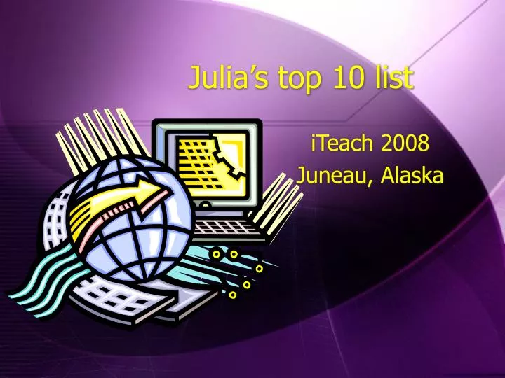 julia s top 10 list
