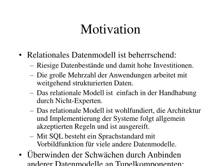 motivation