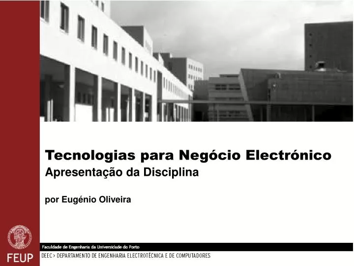 tecnologias para neg cio electr nico apresenta o da disciplina