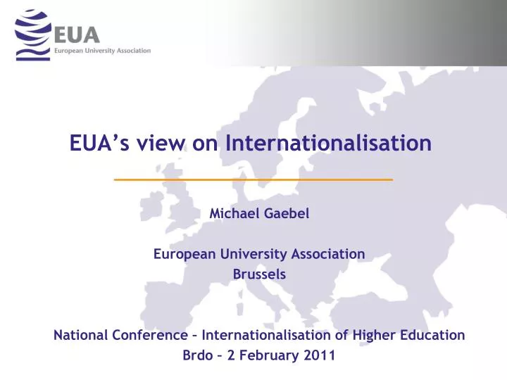 eua s view on internationalisation
