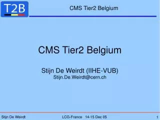 CMS Tier2 Belgium