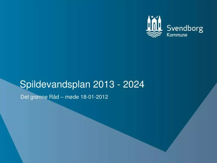 spildevandsplan 2013 2024