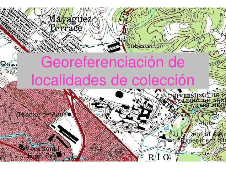 georeferenciaci n de localidades de colecci n