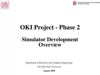OKI Project - Phase 2