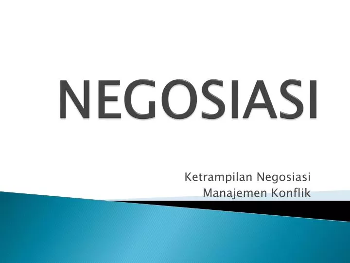 negosiasi