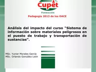 pedagog a 2013 de los oace