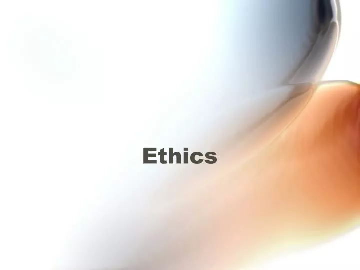 ethics