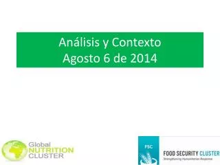 an lisis y contexto agosto 6 de 2014