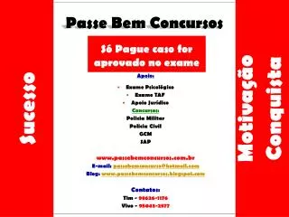 passe bem concursos