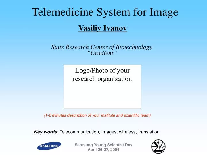 telemedicine system for image