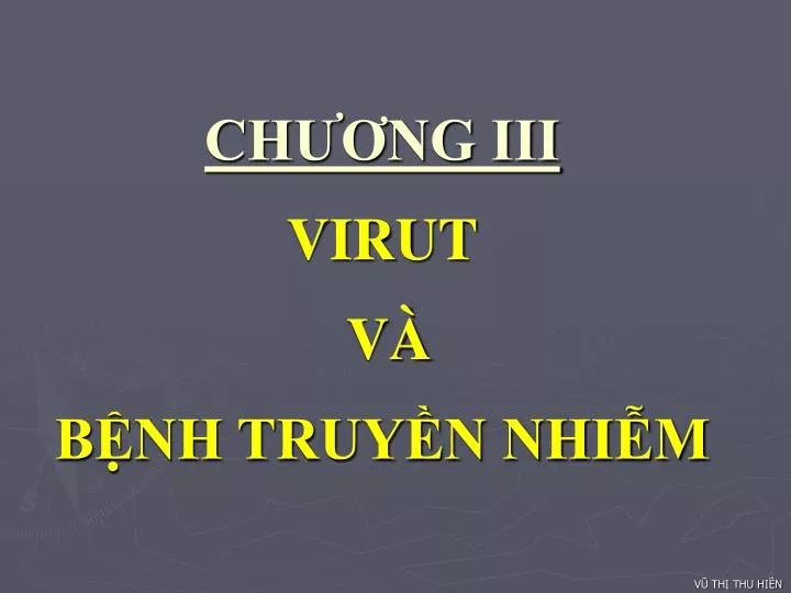 ch ng iii virut v b nh truy n nhi m