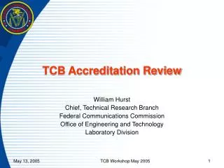 TCB Accreditation Review