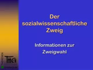 der sozialwissenschaftliche zweig